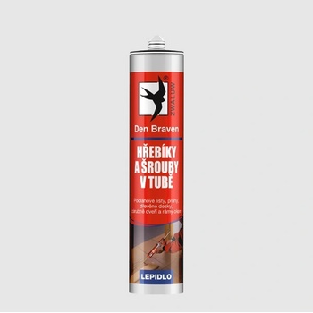 Den Braven hřebíky a šrouby v tubě 310g