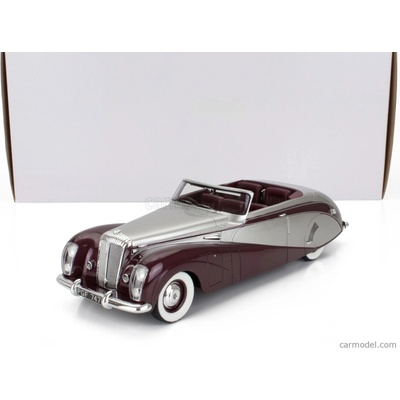 Matrix scale models Daimler De36 Hooper ''green Goddess'' Cabriolet Open 1953 Červená Stříbrná 1:18