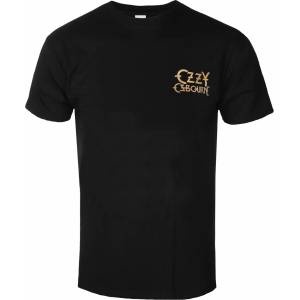 ROCK OFF мъжка тениска Ozzy Osbourne - Patient No. 9 Gold Logo - Черен - ROCK OFF - OZZTS31MB