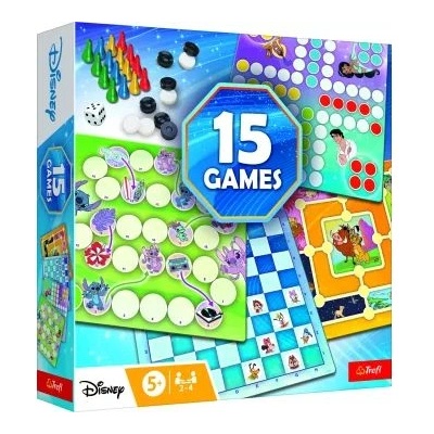 Trefl Trefl: Disney 15 в 1 настолна игра