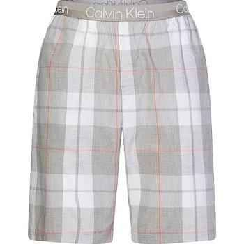 Calvin Klein NM2179E 1MQ pánské pyžamové šortky šedo bílé