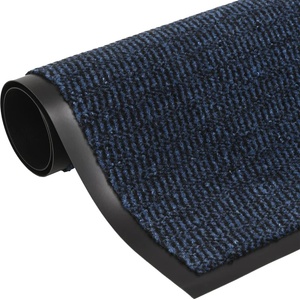 vidaXL Изтривалка, тъфтинг, 60x150 см, синя (326956)