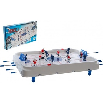 Teddies Hokej spoločenská hra 63x41cm plast / kov kovová tiahla v krabici 73x43,5x8,5cm