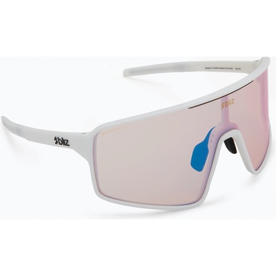 Bliz P001 Nano Optics Nordic Light матово бяло/коралово/оранжево синьо мулти слънчеви очила