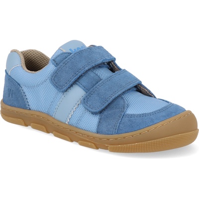 Koel Barefoot dětské tenisky Kobi W Fabrics 3.0 širší royal blue modré