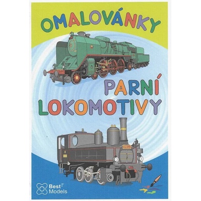 Omaľovánky Bestr A5 Parné lokomotívy