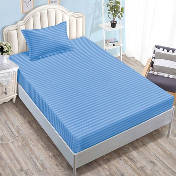 EmonaMall Долен чаршаф с ластик и калъфка (за матрак от 80x200 до 90x200) EmonaMall, 2 части - Модел S17779 (S17779-4444g4)