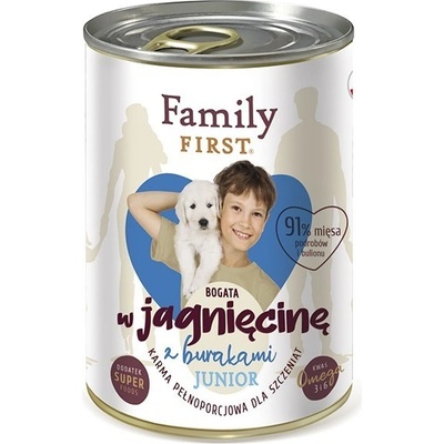 Family First Junior Lamb with beets 400 g