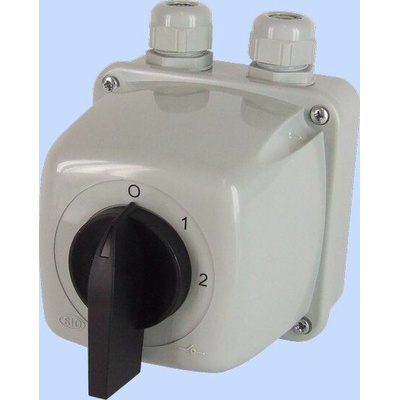 Elektromet Vačkový spínač 0-1-2 5P 25A v krytu IP65 Arc 25-33 922522