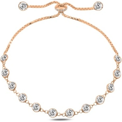 Olivie Stříbrný posuvný ZIRKON ROSE 5001