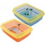 Ferplast Пластмасов Терариум / аквариум за костенурки 47Х36Х15, 5-3246 (60018099)