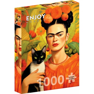 ENJOY Frida Kahlo s mačkou 1000 dielov