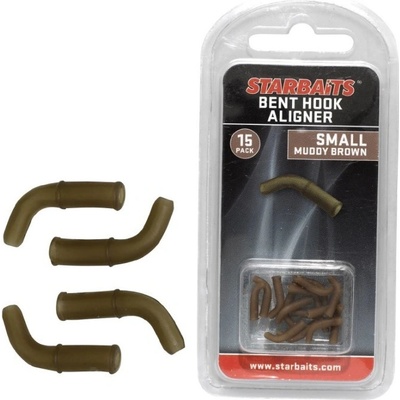 Starbaits Rovnátka na Háčik Bent Hook Small Hnedá 15ks