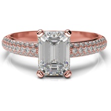 Ardiama prsteň Meissa Emerald z ružového zlata ZS 20 RGED