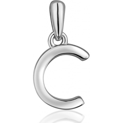 JVD stříbrný přívěsek písmeno "C" SVLP0948XH2000C – Zboží Dáma