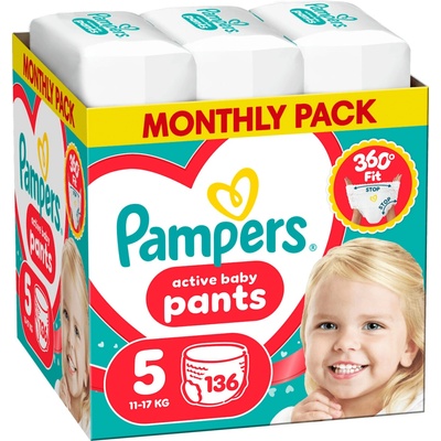 Pampers Active fit 5 136 ks – Zboží Dáma
