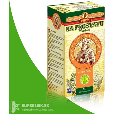 Agrokarpaty CYPRIÁNOVA APOTHÉKA NA PROSTATU bylinný čaj čistý prírodný produkt 20 x 2 g