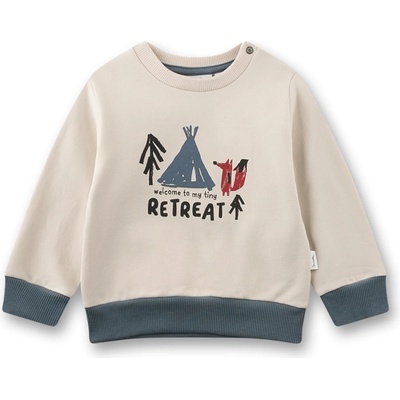 Sanetta Детски пуловер Sanetta Kid's Sweatshirt 12252 Jumper - Ecru - размер 56 (EU) (704-5342-0111)