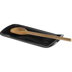 Emile henry (Франция) Керамична поставка за готварски прибори emile henry spoon rest - цвят трюфел (eh 0263-71)