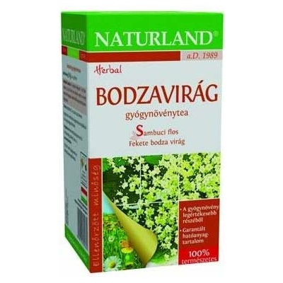 Naturland Porcovaný čaj Bez černý květ 25 ks