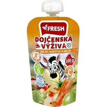 Fresh vrecko Jablko karotka banán bez cukru 100 g