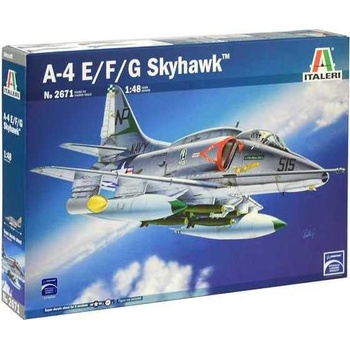 Italeri Model Kit letadlo 2671 A 4 E F G Skyhawk 33 2671 1:48