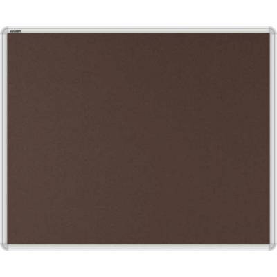 VMS VISION Stolový paraván EKONOMIK ekoTAB oblý roh 80 x 65 cm tmavo hnedá