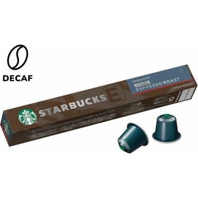 Starbucks by Nespresso DECAF Espresso Roast 10 kapsúl