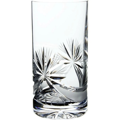drink BOHEMIA CRYSTAL Broušené sklenice na long Brus Mašle 6 x 380 ml
