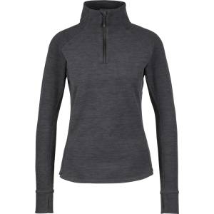 Heber Peak Дамски поларен пуловер Heber Peak Women's TimberHe. Fleece Half Zip Fleece jumper - Dark Iron Melange (105-5324-0414)