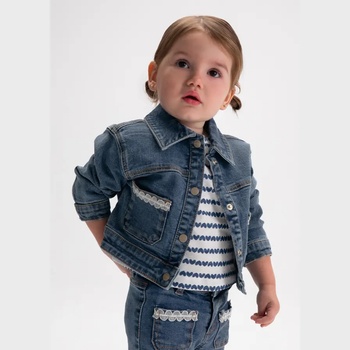 MAYORAL Яке Тъмносин деним за бебе момиче Mayoral