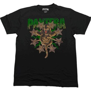 Pantera Skull & Snake Тениска с къс ръкав Black M (PANTS35MB02)