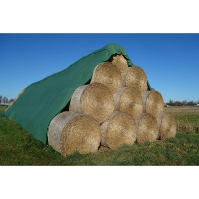 Agrodoplňky Krycia plachta na balíky Schutzfliz 7,60 x 12,5 m 140 g/m² zelená