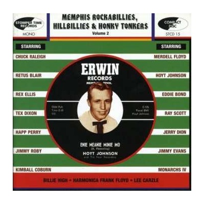 Various - Memphis Rockabillies, Hillbillies Honky Tonkers Volume 2 - The Erwin Records Story CD