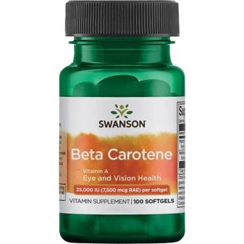 Image 1 of Swanson Beta-Carotene 25 000 IU [100 Гел капсули]
