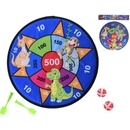 Terč na suchý zip 35cm + 2ks míčky +2ks šipky v sáčku