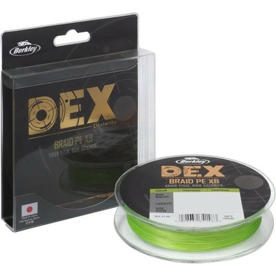 Berkley Šnúra DEX x8 Chartreuse 0,08mm 6,8kg 150m