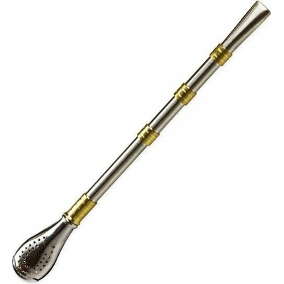 Yerba Mate Bombilla La Selva 19,5 cm stříbrná