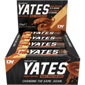 Dorian Yates Nutrition Yates Whey Protein Bar | No Sugar [12 x 60 грама] Солен карамел