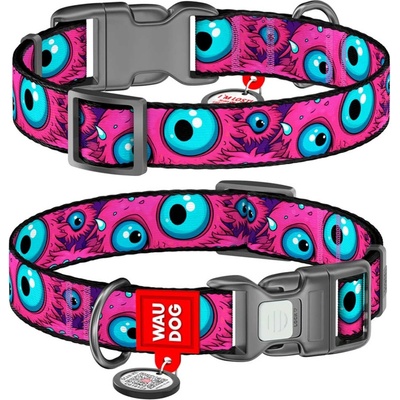 WAUDOG obojek nylon Modroočko QR