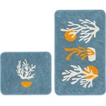 Mila Home Сини килими за баня в комплект 2 бр. 60x100 cm - Mila Home (Bathmat-2li-SetRyl58)