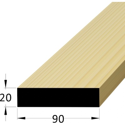 Prkno hobl. BO 20x90 x 2450
