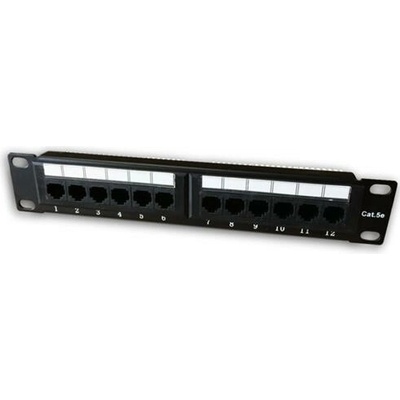 DATACOM Patch panel 10“ UTP cat5e 12portů