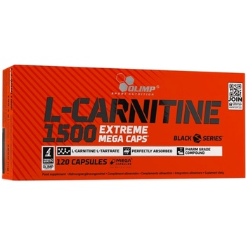 Image 1 of Olimp Sport Nutrition L-carnitine xtreme mega caps 1500 [120 капсули]