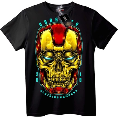 NOONEBRAND Тениска Робо Череп 2018 - 5XL, Black