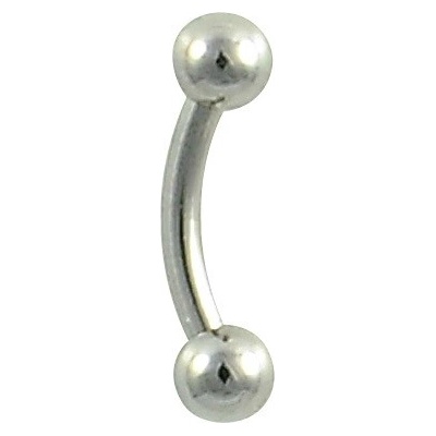 Piercing banánek titanový BN9000
