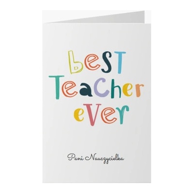 Fotopřání Best Teacher Ever, 10x15 cm - 114254