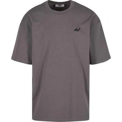 DEF pánské triko DFTS257 STEEL GRAY
