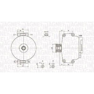 Alternátor MAGNETI MARELLI 063731846010