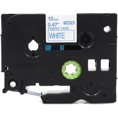 Compatible Съвместима лента с Brother TZe-FA3, 12mm x 3m, син шрифт / бял фон, желязо (TzeFa3)